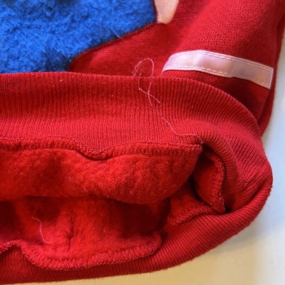 Vintage Saks Fifth Avenue Red Cotton Pullover Crewneck Sweatshirt Kids Dancer - Picture 9 of 10